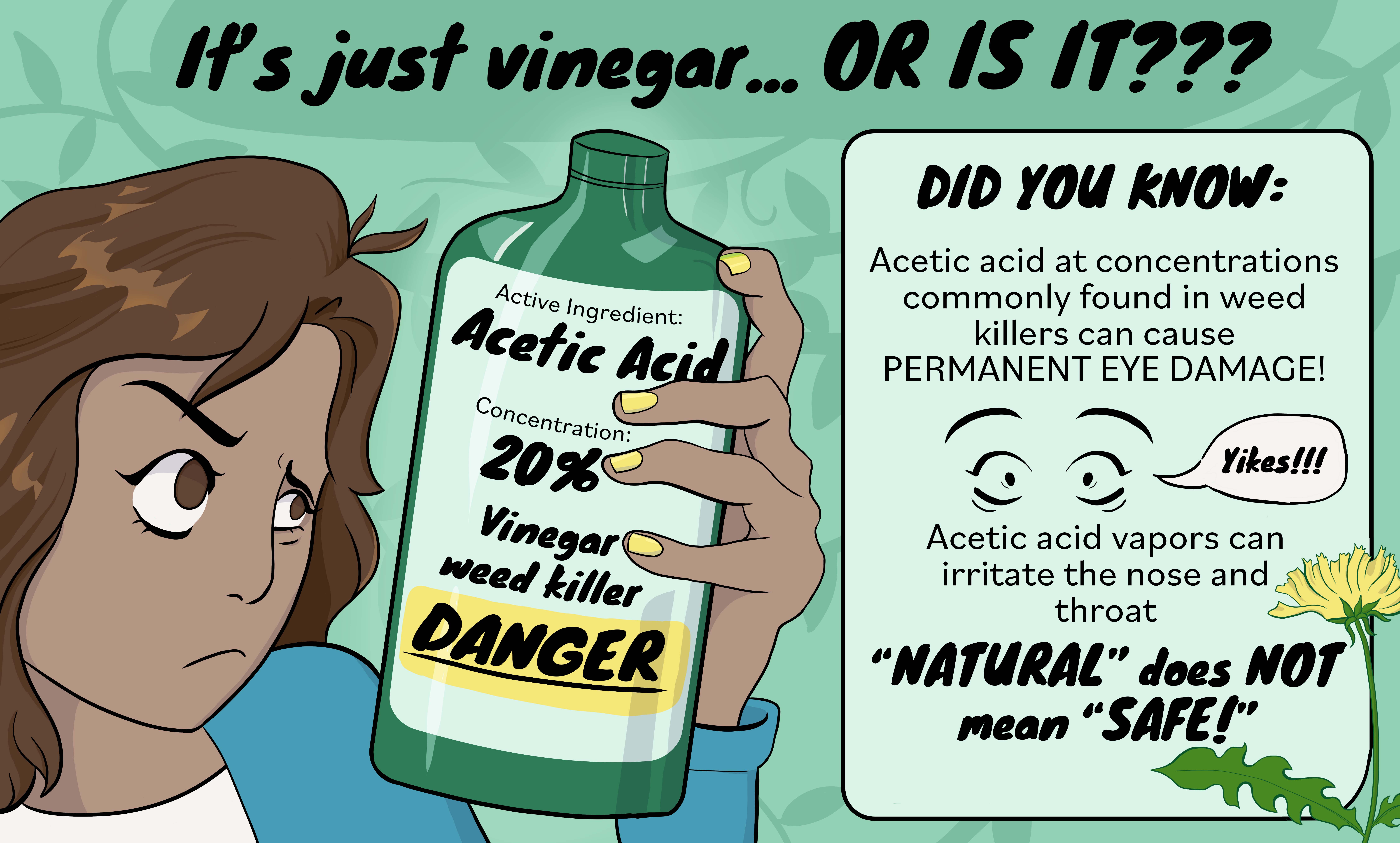it's just vinegar...or is it?